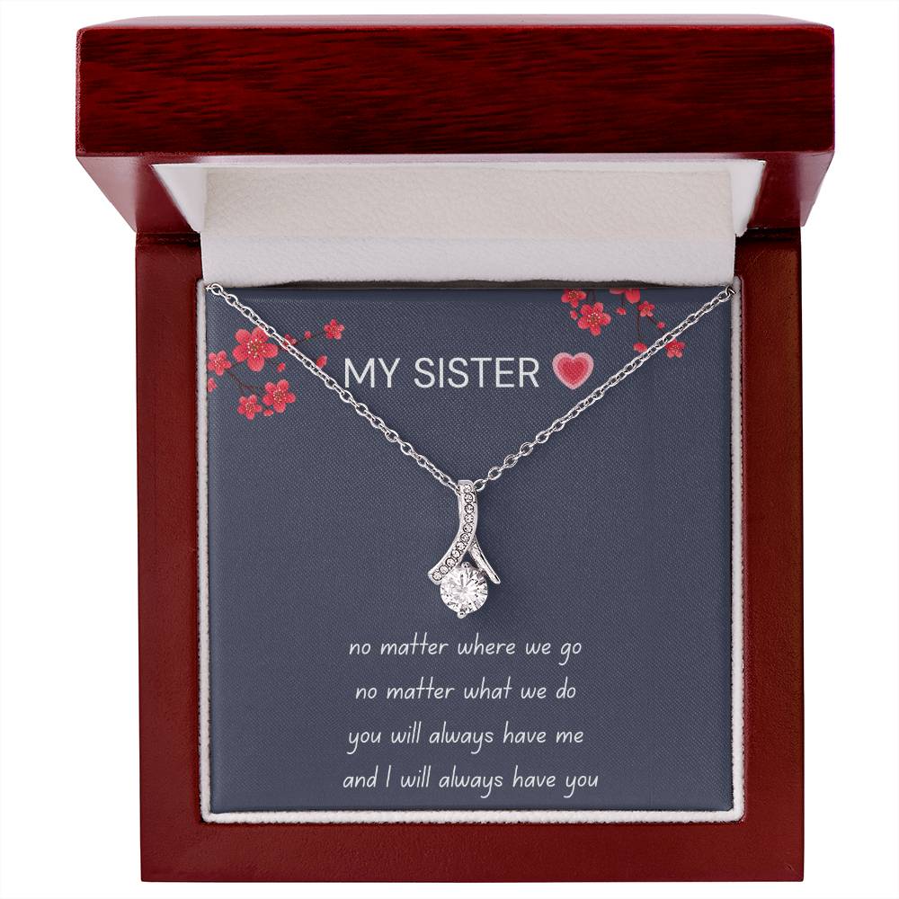 To My Sister – “Forever My Friend” Alluring Beauty Necklace