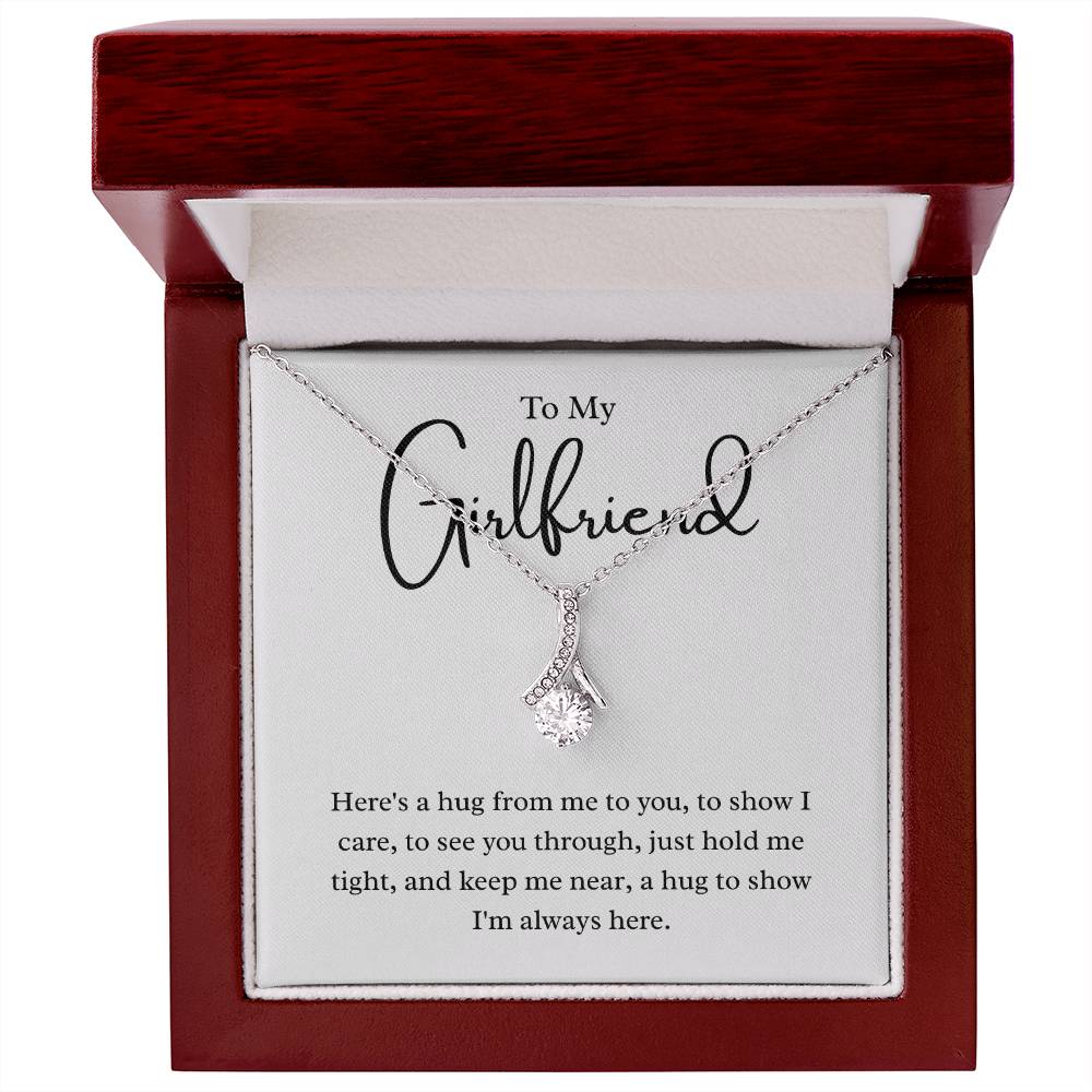 To My Girlfriend – "A Hug from My Heart" Alluring Beauty Necklace