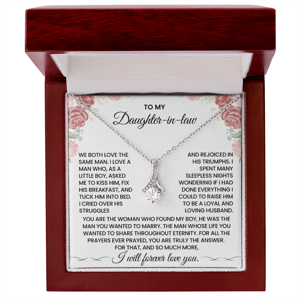 To My Daughter in Law – “Always in My Heart” Alluring Beauty Necklace