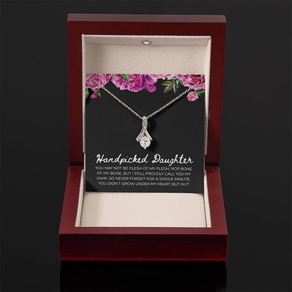 To My Daughter – “Grown in My Heart” Alluring Beauty Necklace