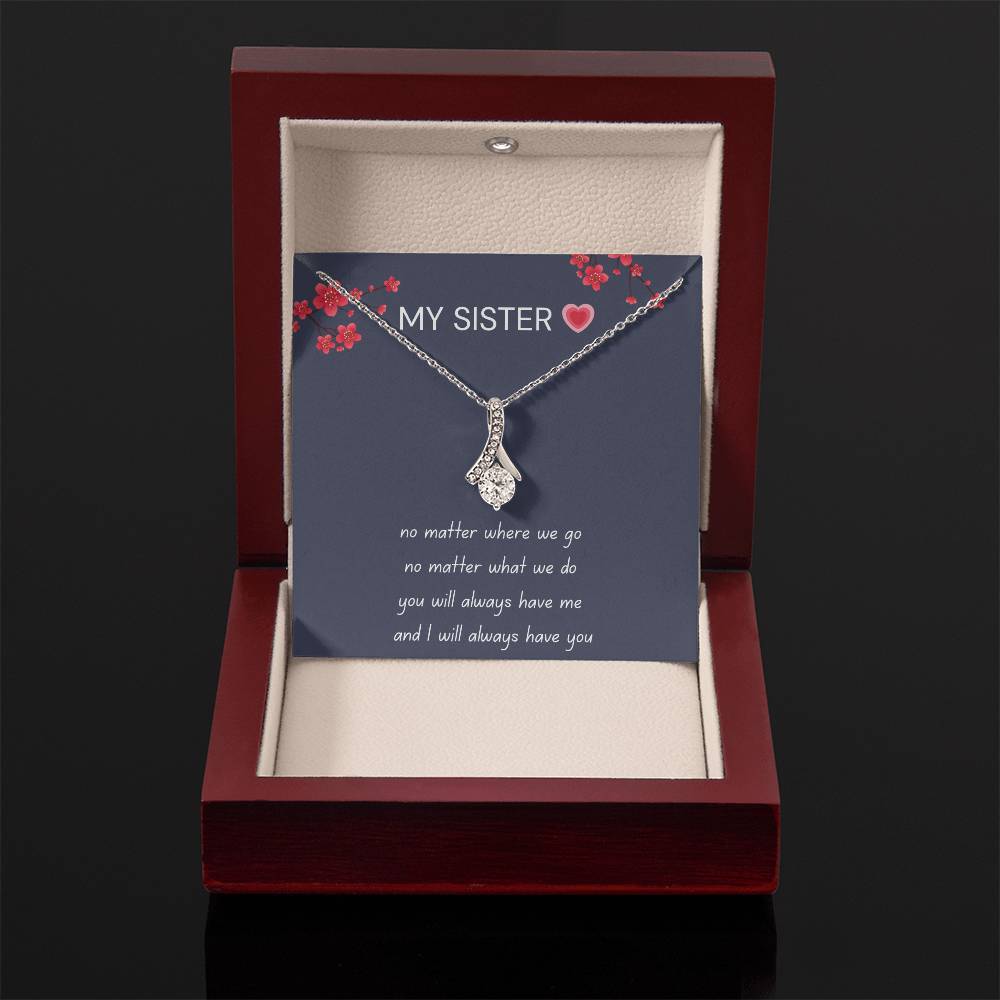 To My Sister – “Forever My Friend” Alluring Beauty Necklace