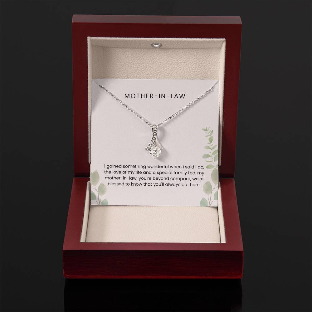 To My Mother-in-Law - "Beyond Compare" Alluring Beauty Necklace