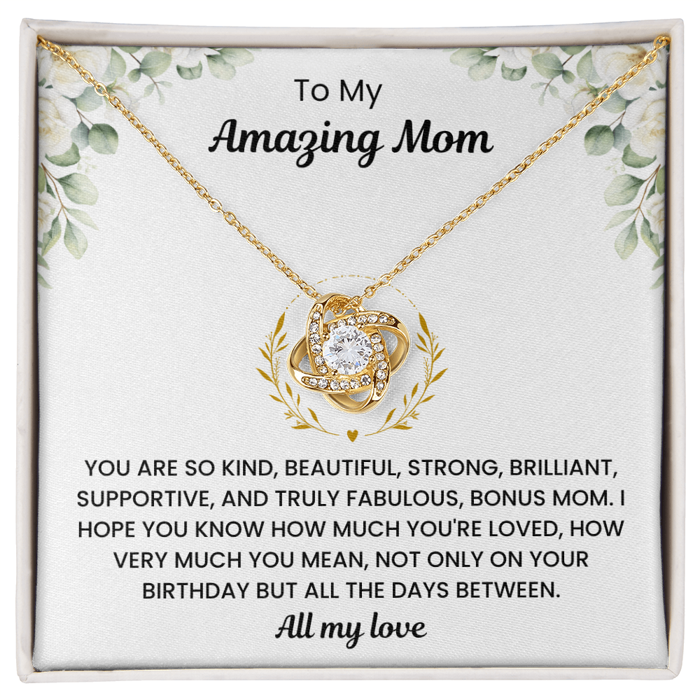 To My Mom – “You Are Truly Fabulous” Heartfelt Necklace Gift