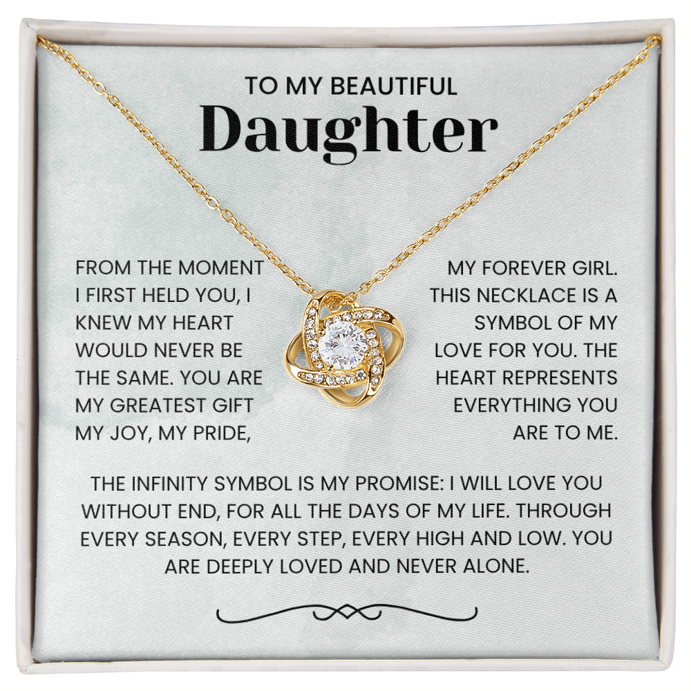 To My Daughter – “Forever Loved” Heartfelt Gift Jewelry