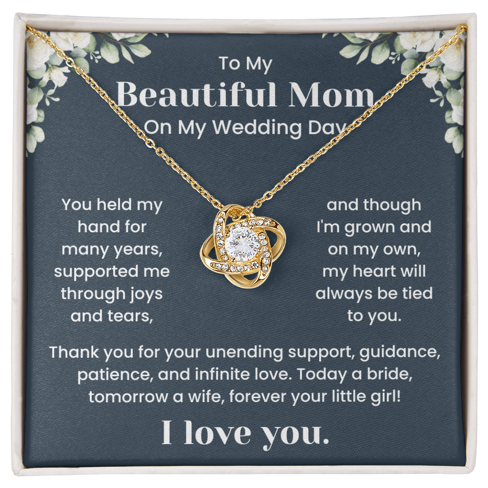 To My Beautiful Mom – "Thank You for Your Endless Love" Sentimental Jewelry Gift