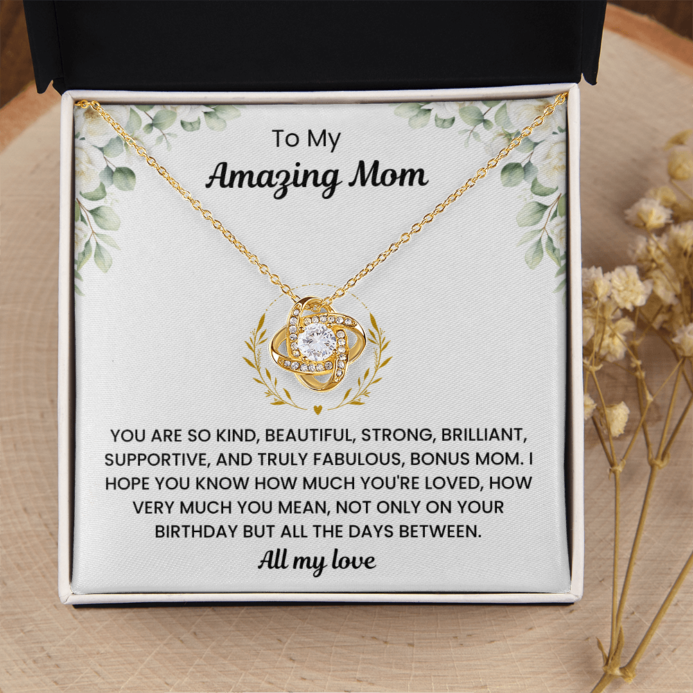 To My Mom – “You Are Truly Fabulous” Heartfelt Necklace Gift