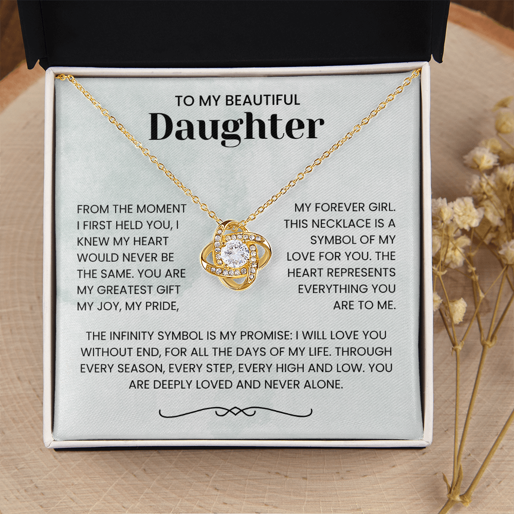To My Daughter – “Forever Loved” Heartfelt Gift Jewelry