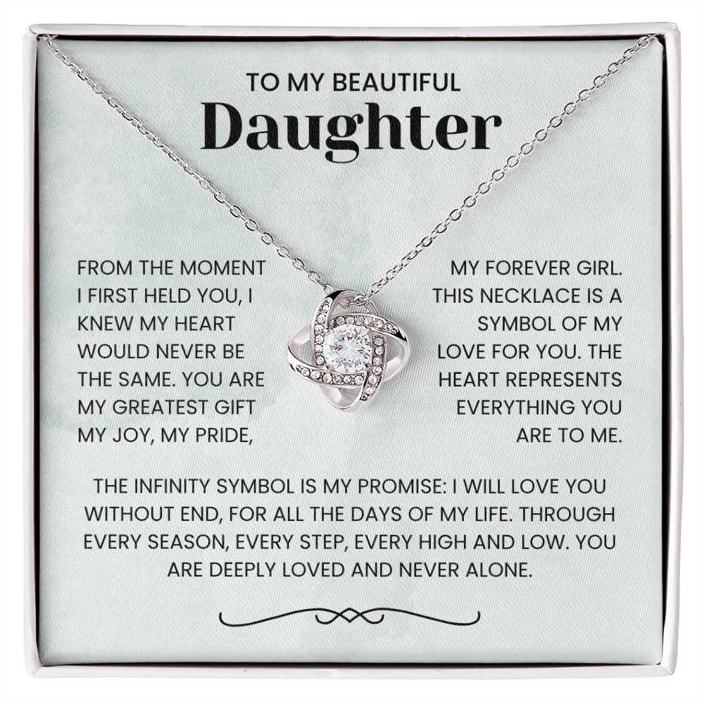 To My Daughter – “Forever Loved” Heartfelt Gift Jewelry