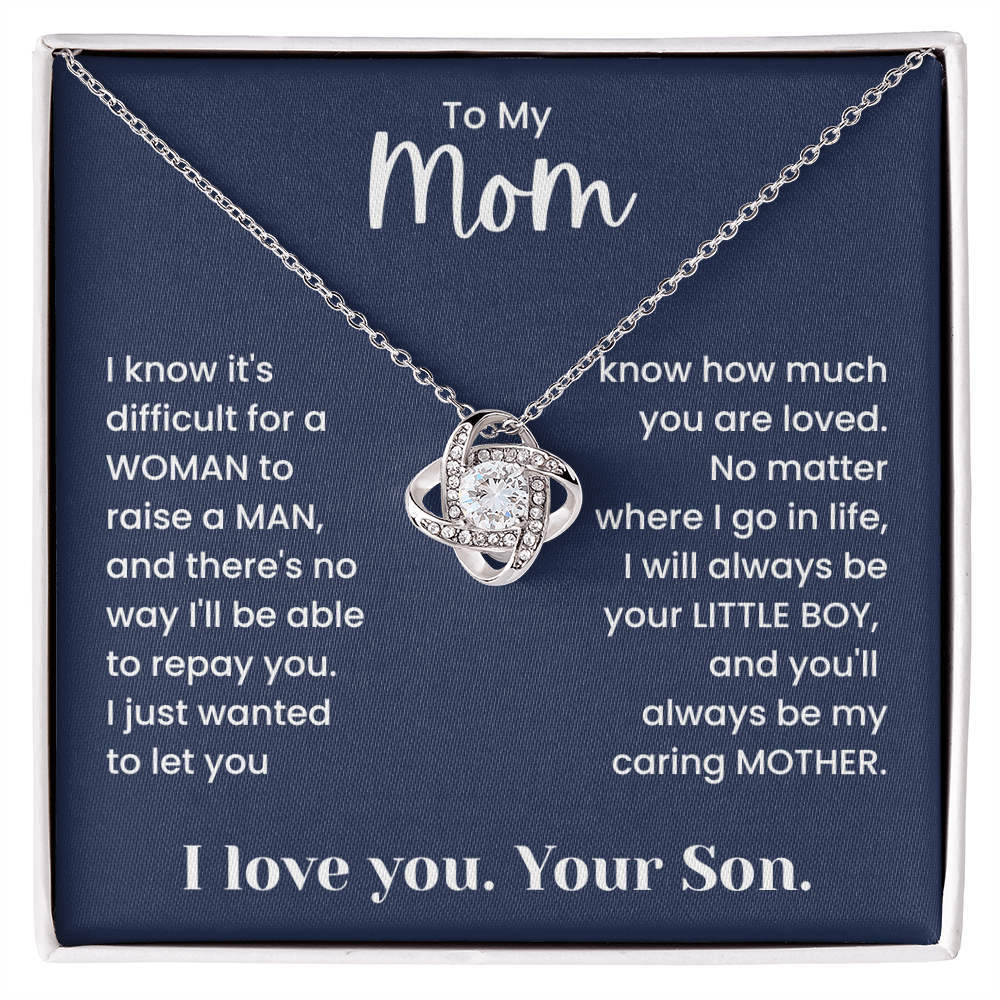 To My Mom – "No Matter Where I Go, I'll Always Be Your Little Boy" Sentimental Gift