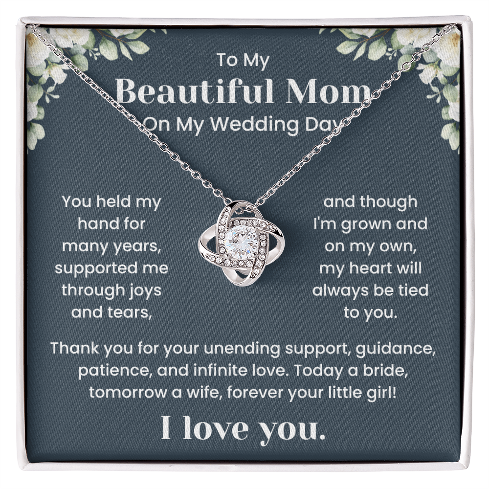 To My Beautiful Mom – "Thank You for Your Endless Love" Sentimental Jewelry Gift