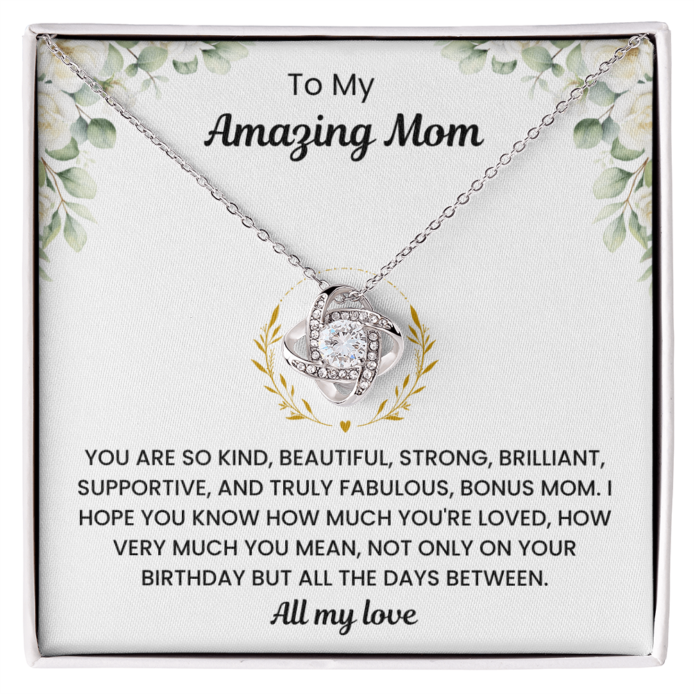 To My Mom – “You Are Truly Fabulous” Heartfelt Necklace Gift