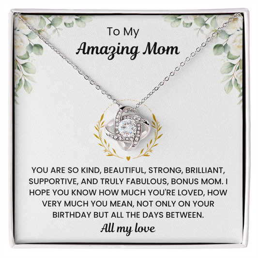 To My Mom – “You Are Truly Fabulous” Heartfelt Necklace Gift