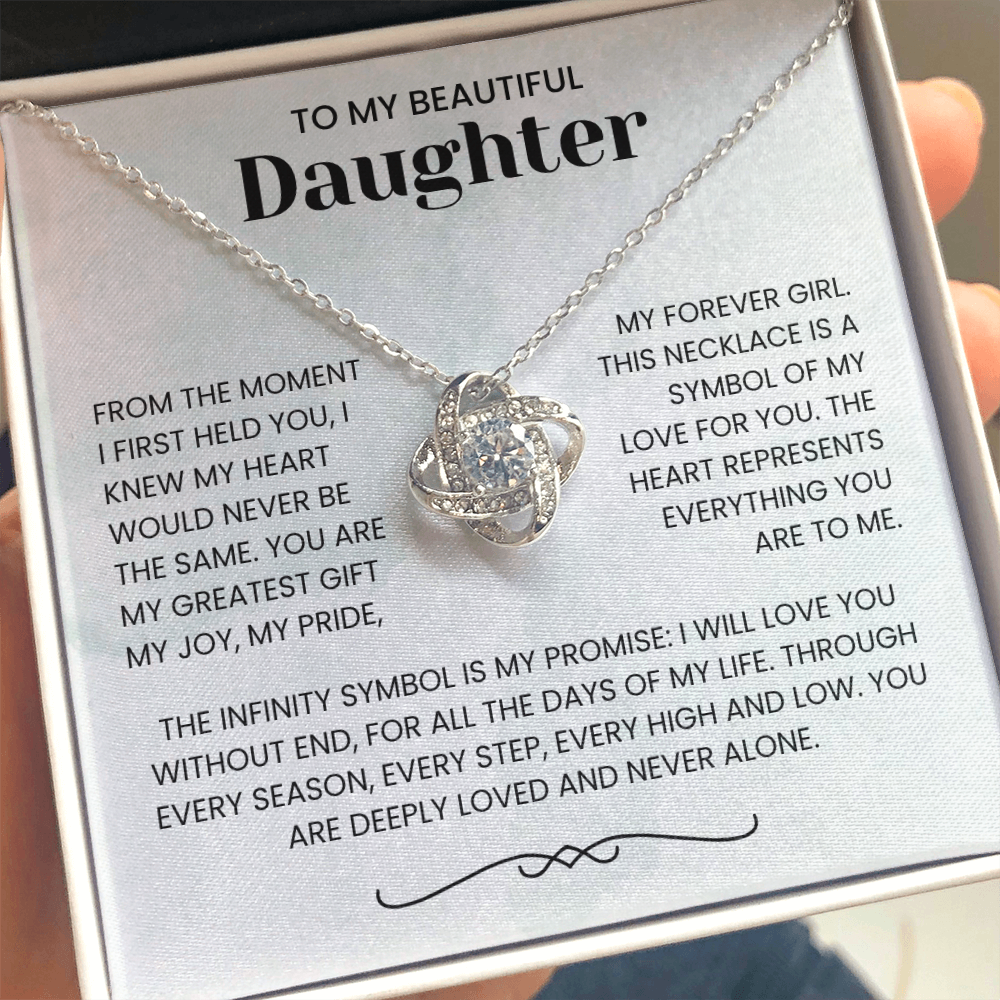 To My Daughter – “Forever Loved” Heartfelt Gift Jewelry