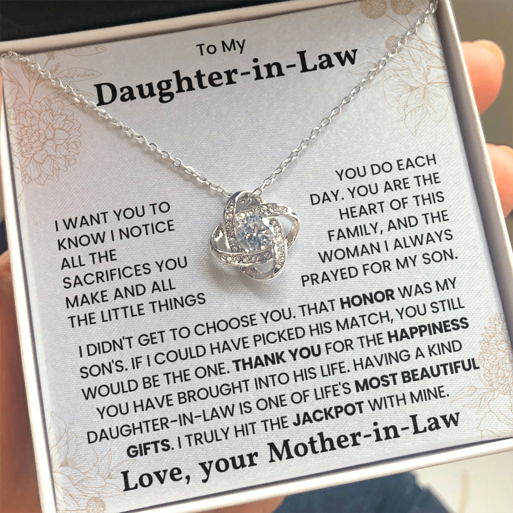 Daughter in Law Sentimental Jewelry Gift from Mother-in-Law