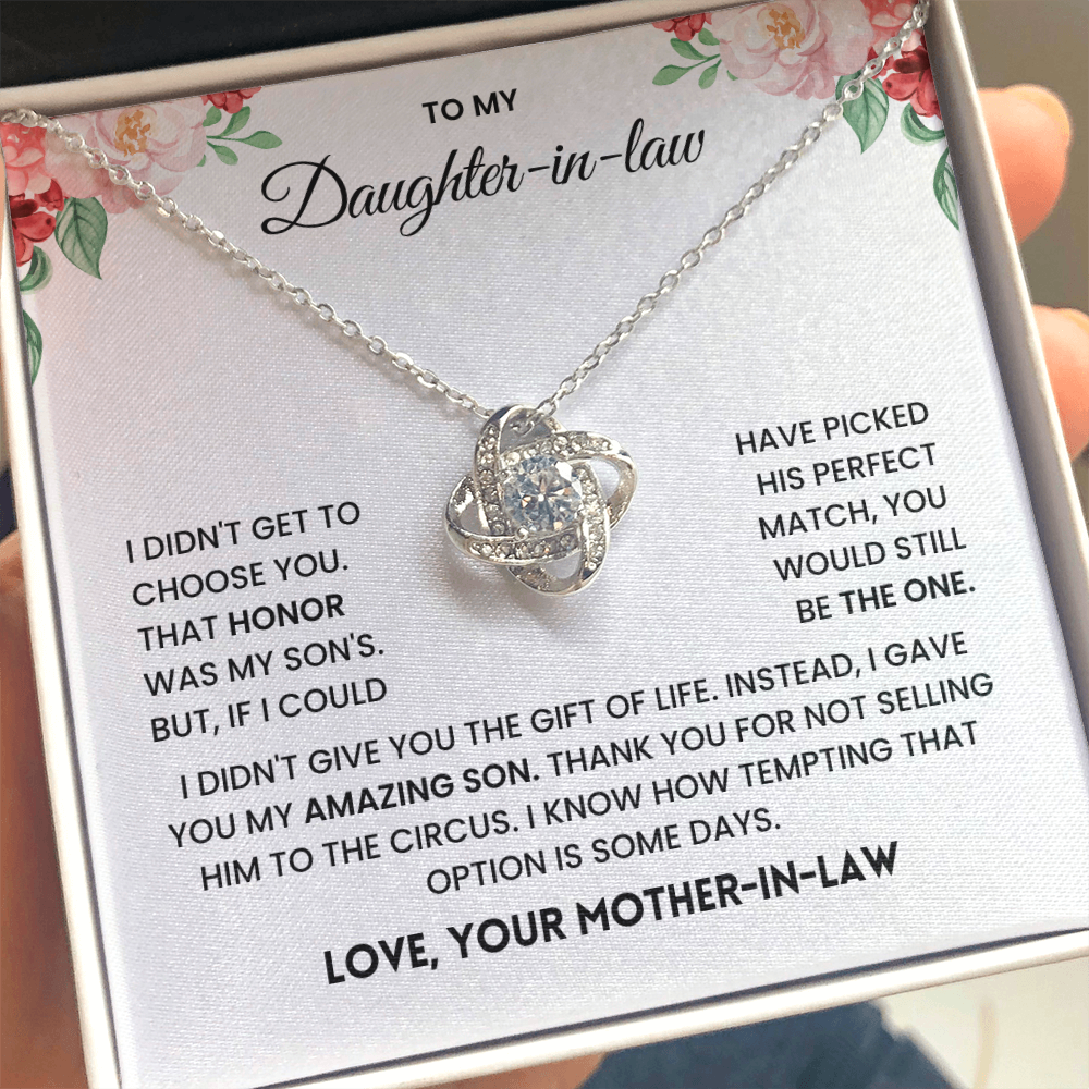 To My Daughter-in-Law – “You Are the One” Heartfelt Gift