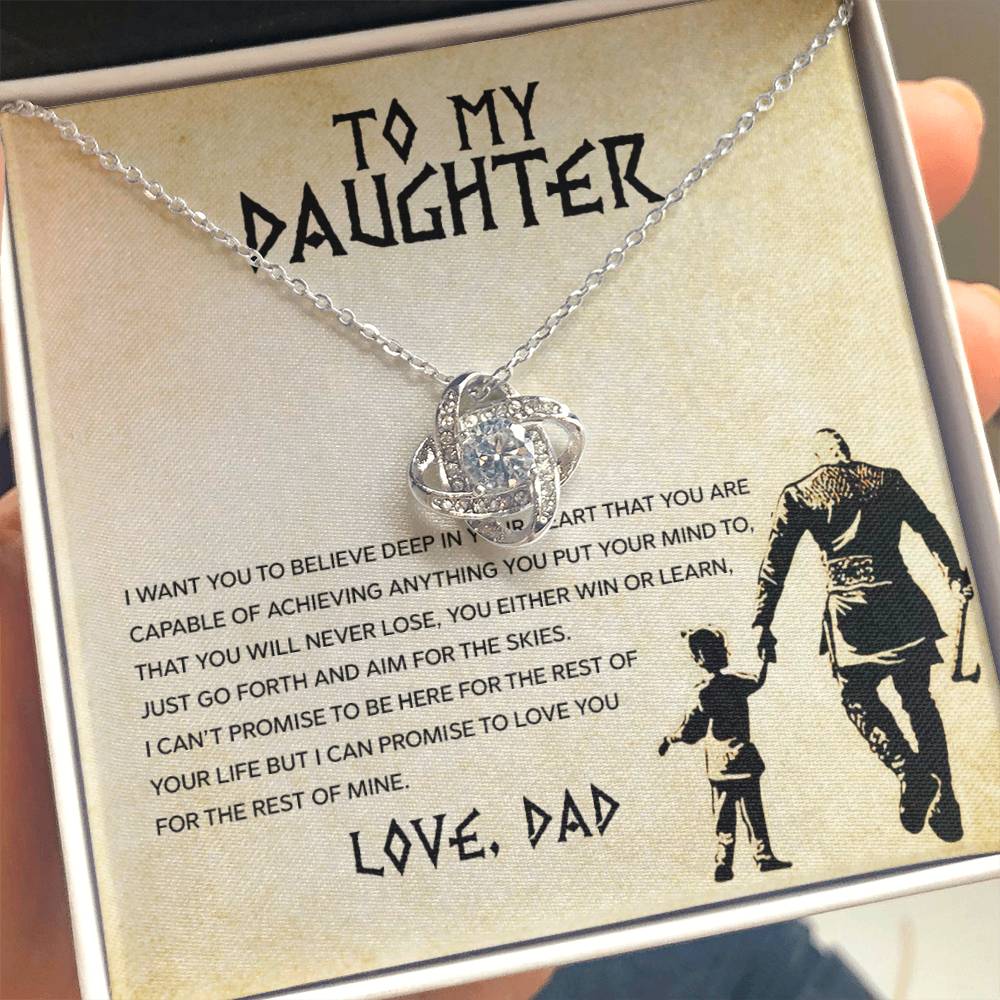 To My Daughter, You Will Never Lose