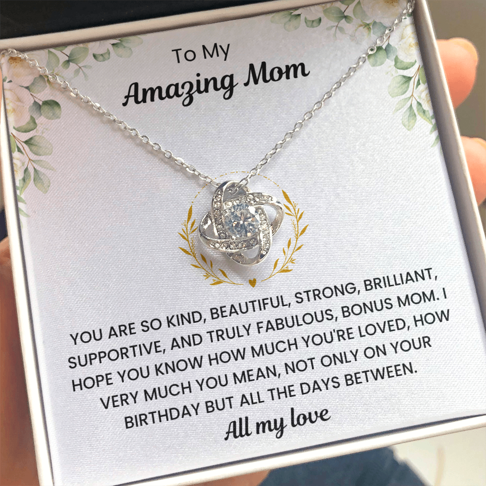 To My Mom – “You Are Truly Fabulous” Heartfelt Necklace Gift