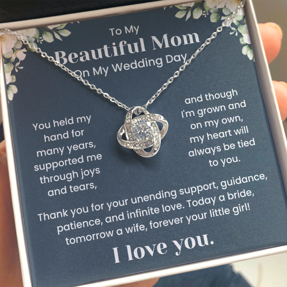 To My Beautiful Mom – "Thank You for Your Endless Love" Sentimental Jewelry Gift