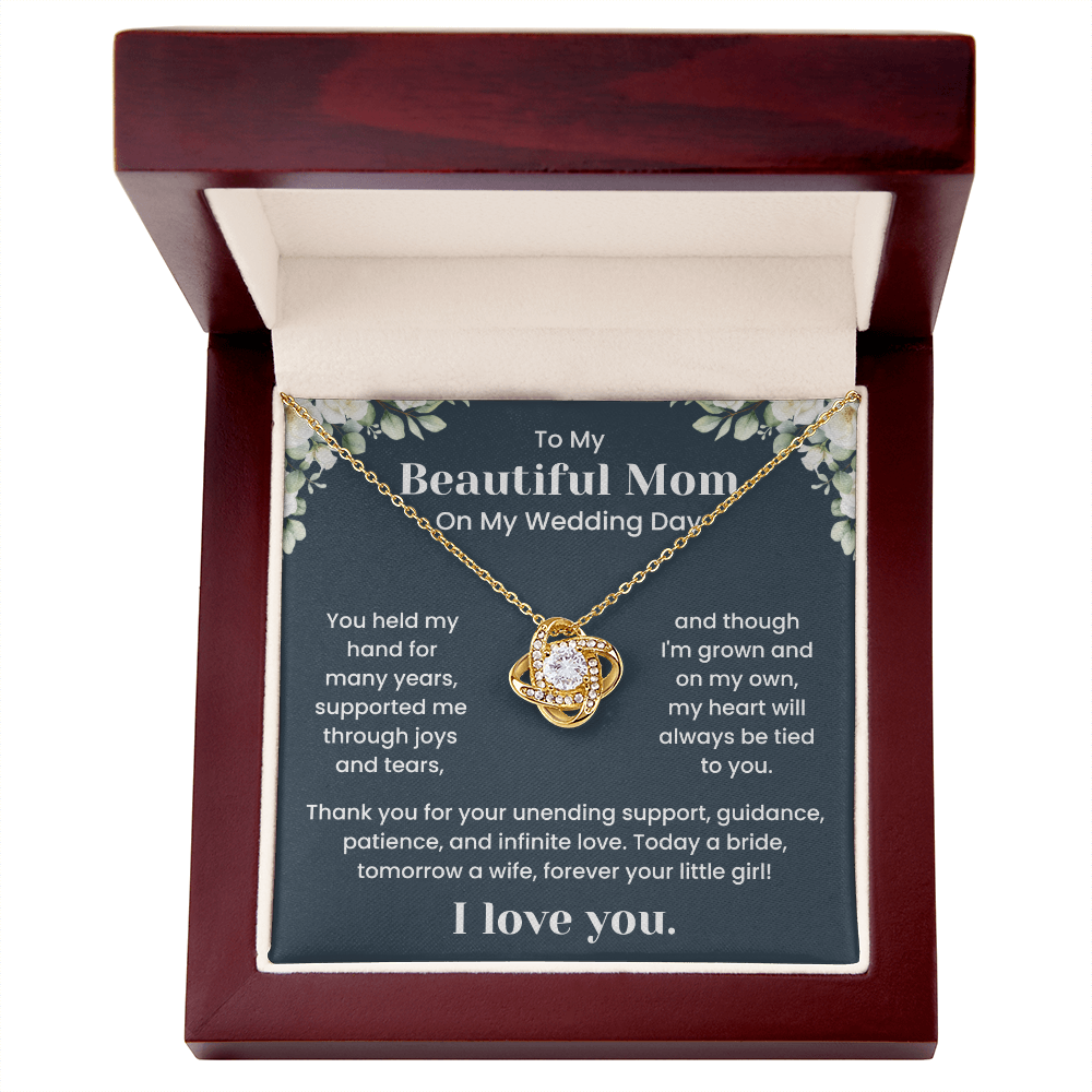 To My Beautiful Mom – "Thank You for Your Endless Love" Sentimental Jewelry Gift