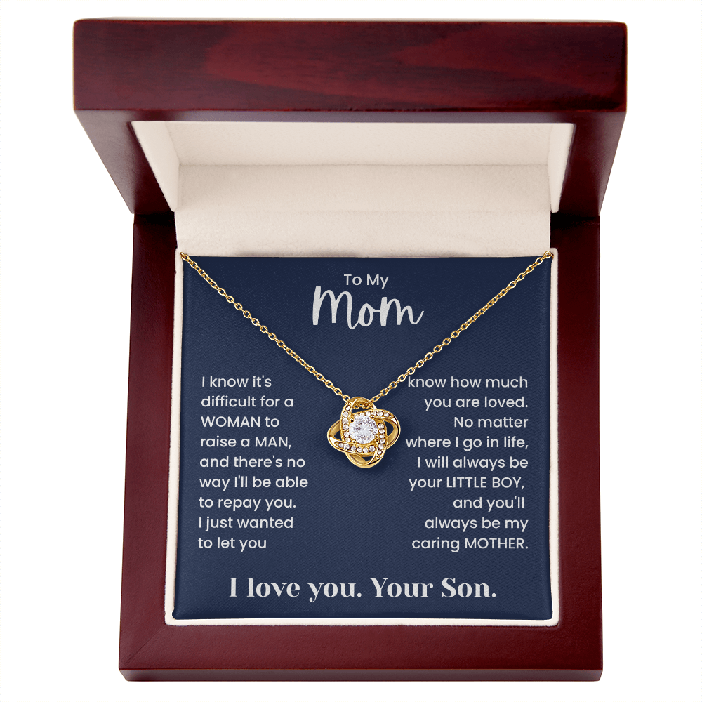 To My Mom – "No Matter Where I Go, I'll Always Be Your Little Boy" Sentimental Gift