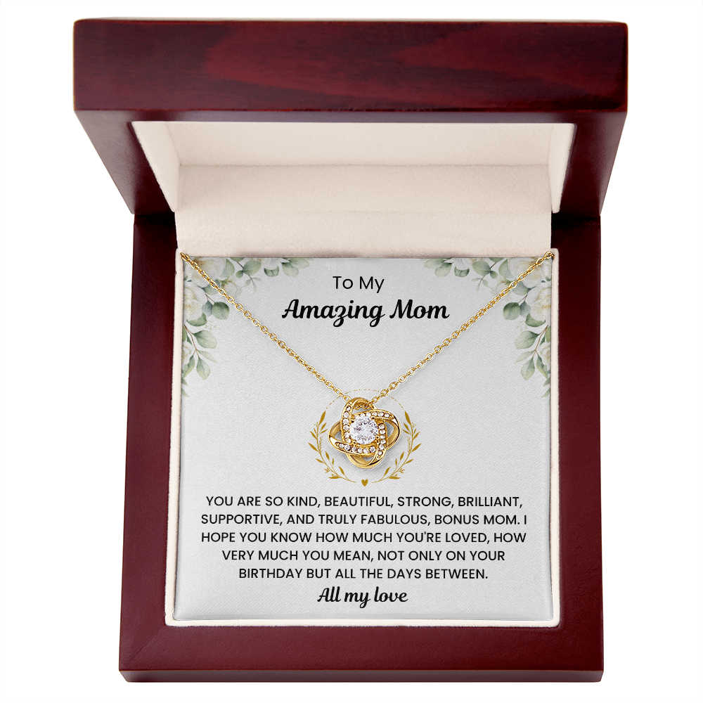 To My Mom – “You Are Truly Fabulous” Heartfelt Necklace Gift
