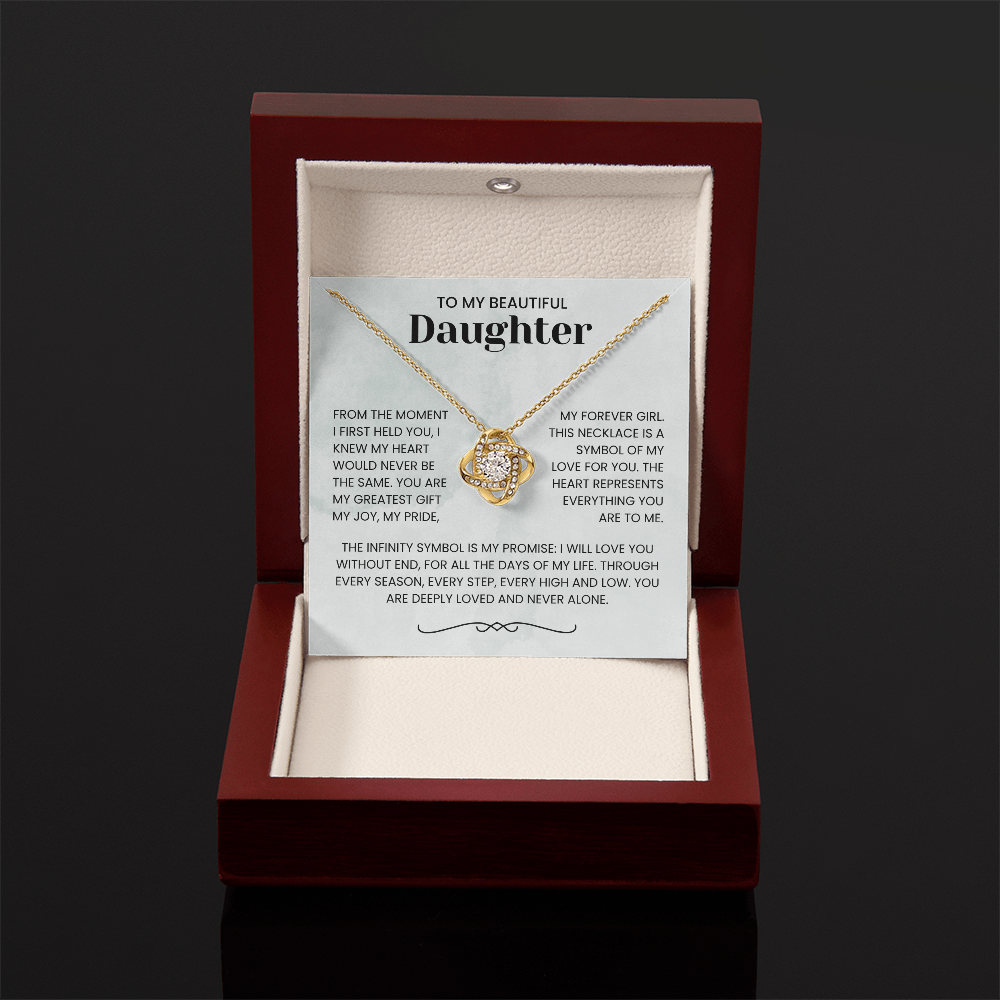 To My Daughter – “Forever Loved” Heartfelt Gift Jewelry
