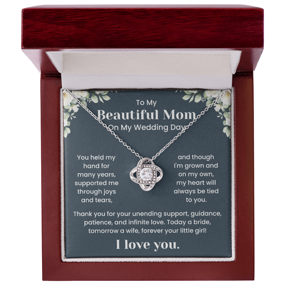 To My Beautiful Mom – "Thank You for Your Endless Love" Sentimental Jewelry Gift