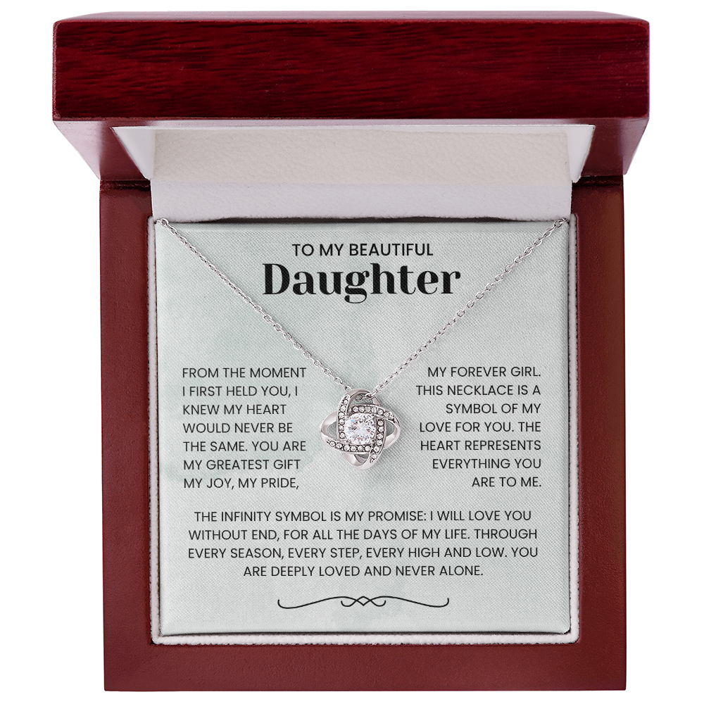 To My Daughter – “Forever Loved” Heartfelt Gift Jewelry