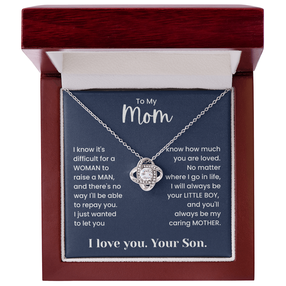 To My Mom – "No Matter Where I Go, I'll Always Be Your Little Boy" Sentimental Gift