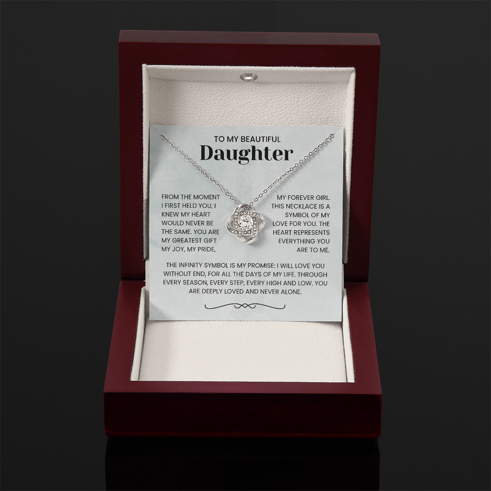 To My Daughter – “Forever Loved” Heartfelt Gift Jewelry