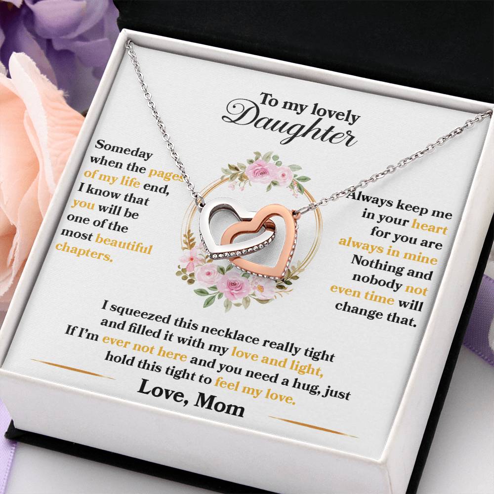 To My Lovely Daughter, Hold This Tight To Feel My Love
