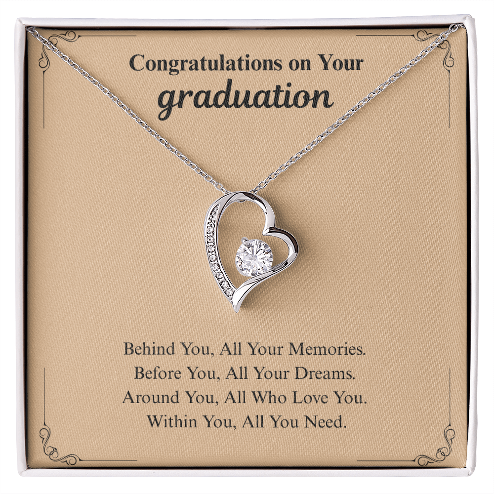 Graduation Gift: "All You Need" Forever Love Necklace