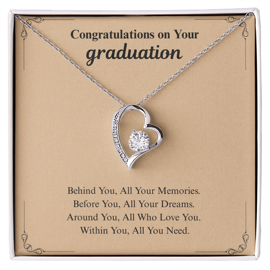 Graduation Gift: "All You Need" Forever Love Necklace