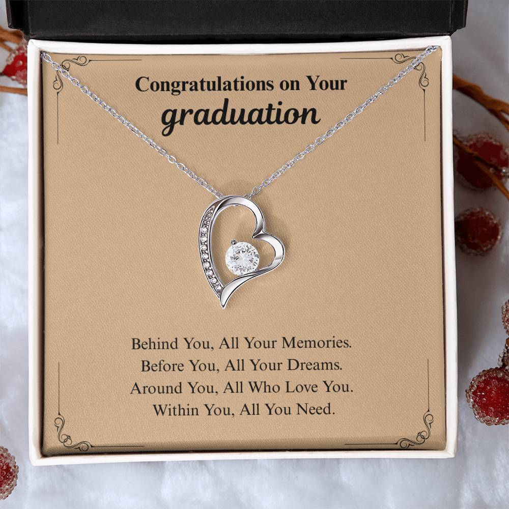 Graduation Gift: "All You Need" Forever Love Necklace