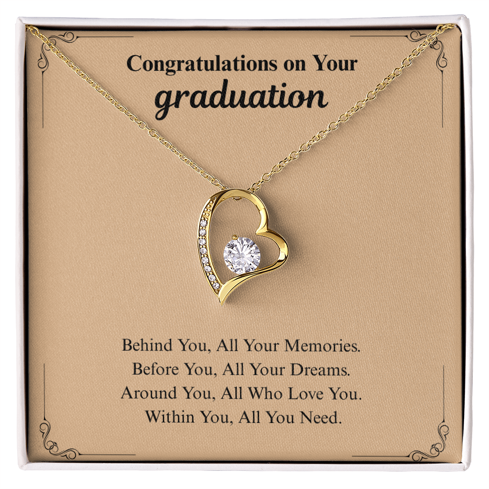 Graduation Gift: "All You Need" Forever Love Necklace